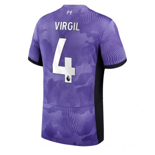 Maillot de foot Liverpool Virgil van Dijk #4 Troisième 2023-24 Manches Courte